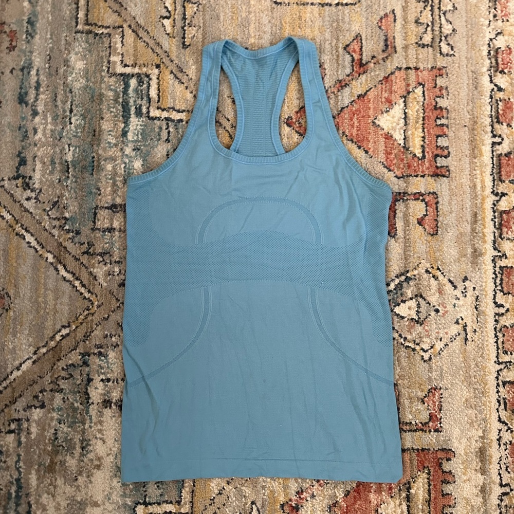 Lululemon Swiftly Women's Blue Racerback Tank Top